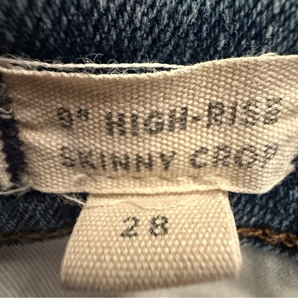 Madewell 9” High-Rise Skinny Crop Jeans Women’s Size 28 Light Wash - Picture 6 of 12